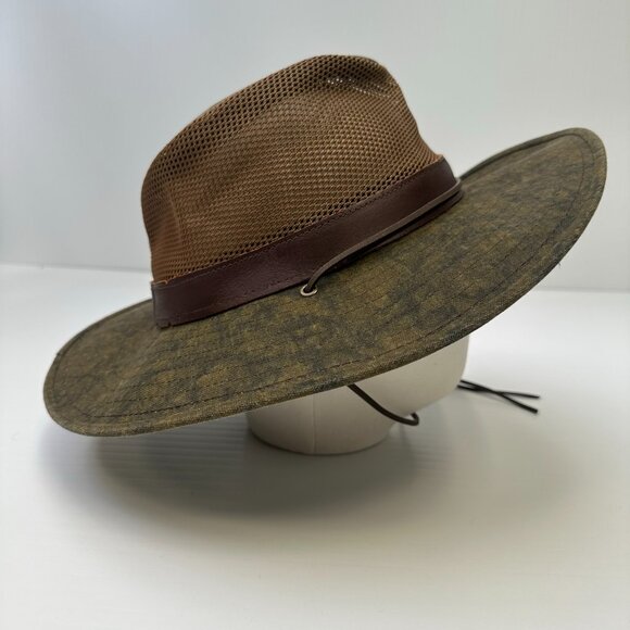 Henschel Hat Men Large Western Rope Band Strap Rodeo Cowboy Mesh USA Work Core - Picture 8 of 12